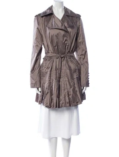 Pre-owned Roberto Cavalli Vintage 2009 Trench Coat In Neutrals