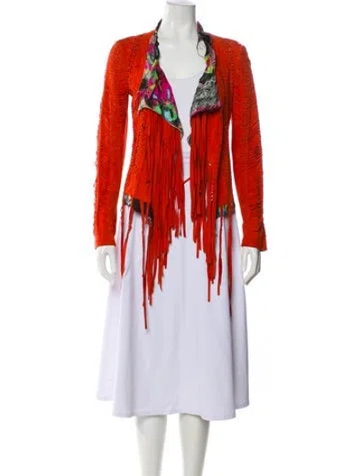Pre-owned Roberto Cavalli Vintage 2010 Evening Jacket In Orange
