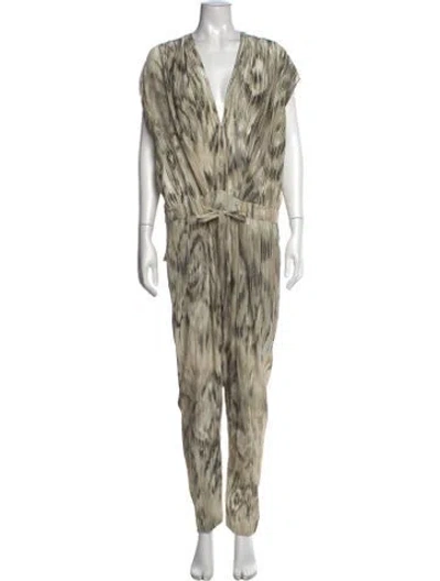 Pre-owned Roberto Cavalli Vintage 2010 Jumpsuit W/ Tags In Black/grey