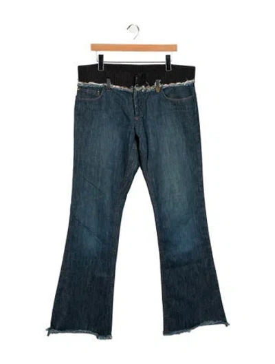 Pre-owned Roberto Cavalli Vintage Bootcut Jeans In Blue