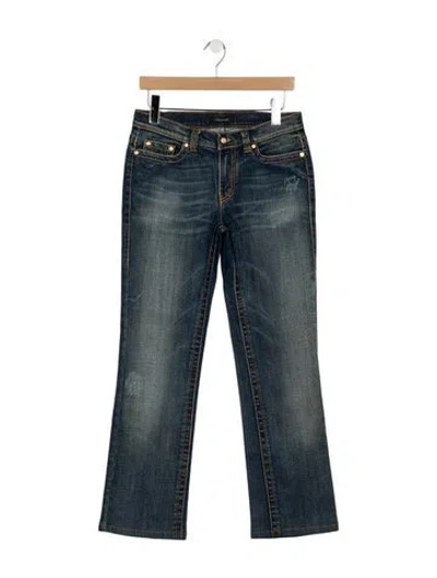 Pre-owned Roberto Cavalli Vintage Flared Jeans In Blue