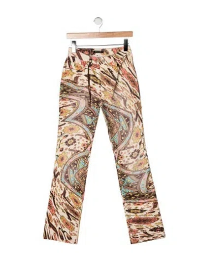 Pre-owned Roberto Cavalli Vintage Flared Jeans In Neutrals