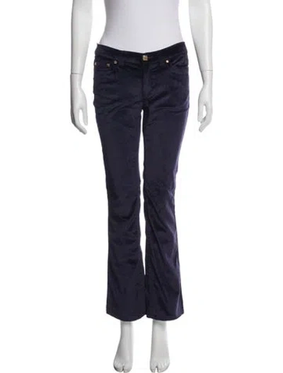 Pre-owned Roberto Cavalli Vintage Flared Pants In Purple