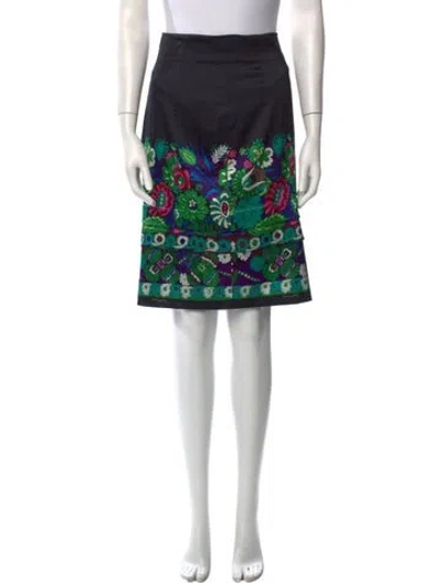 Pre-owned Roberto Cavalli Vintage Knee-length Skirt In Black