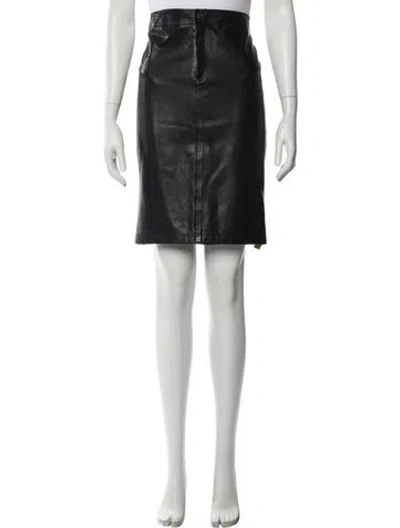 Pre-owned Roberto Cavalli Vintage Knee-length Skirt In Black