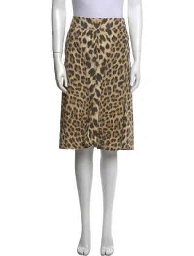 Pre-owned Roberto Cavalli Vintage Knee-length Skirt In Multi