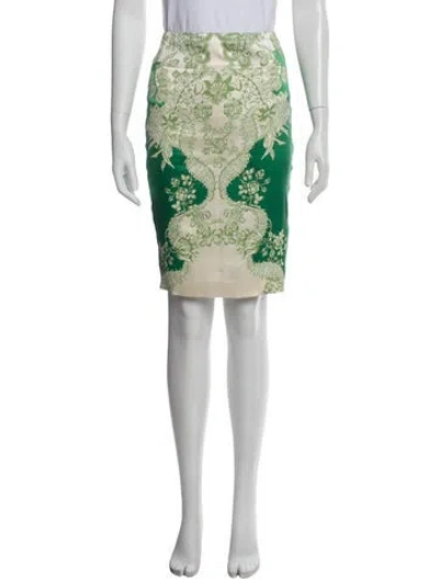 Pre-owned Roberto Cavalli Vintage Knee-length Skirt In Multi