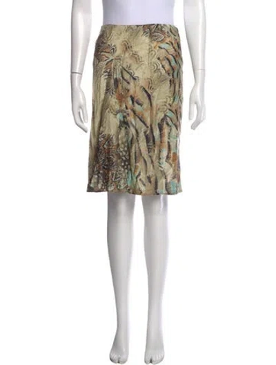 Pre-owned Roberto Cavalli Vintage Knee-length Skirt In Neutral