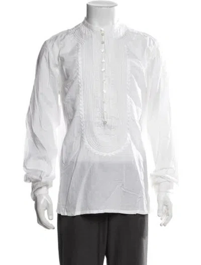 Pre-owned Roberto Cavalli Vintage Late 1990's - Early 2000's Dress Shirt In White