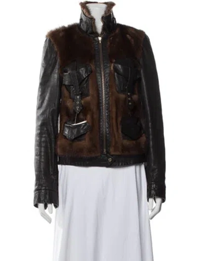 Pre-owned Roberto Cavalli Vintage Late 1990's - Early 2000's Jacket In Black