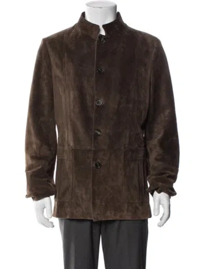 Pre-owned Roberto Cavalli Vintage Late 2000's - Early 2010's Jacket In Brown