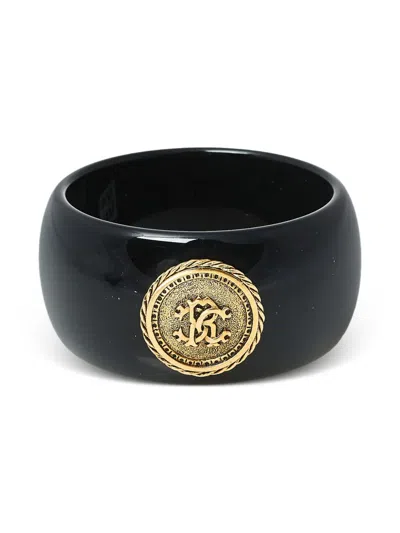 Pre-owned Roberto Cavalli Vintage Logo-engraved Bracelet