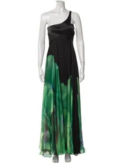 Pre-owned Roberto Cavalli Vintage Long Dress In Multi