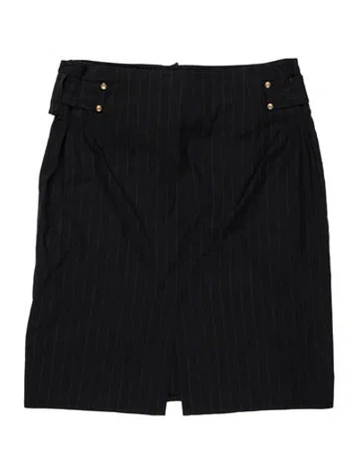 Pre-owned Roberto Cavalli Vintage Mini Skirt In Blue