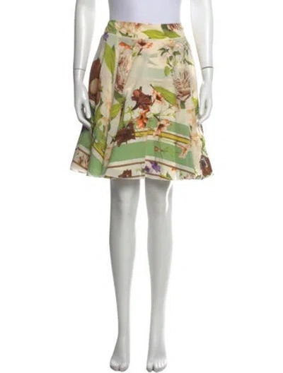 Pre-owned Roberto Cavalli Vintage Mini Skirt In Multi