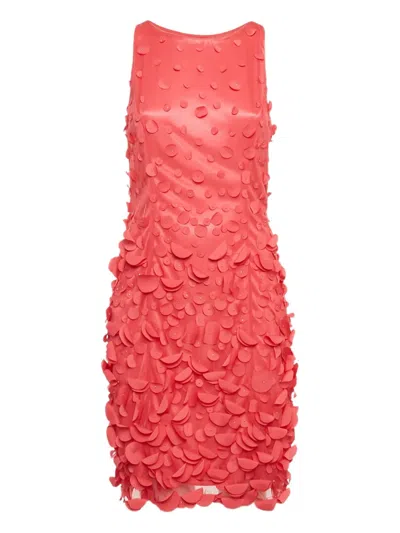 Pre-owned Roberto Cavalli Vintage Petal-embellished Sleeveless Midi Dress