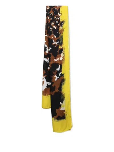 Pre-owned Roberto Cavalli Vintage  Abstract-print Scarf