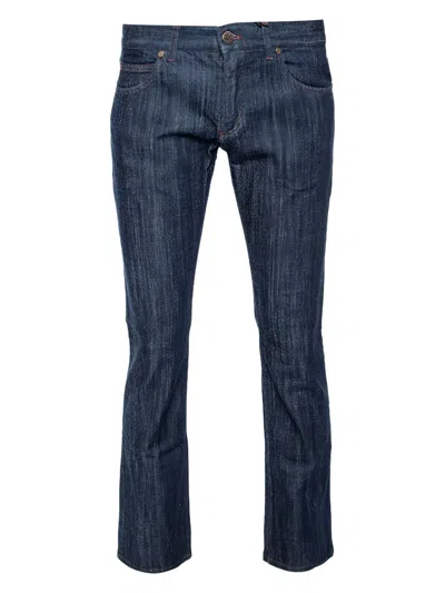Pre-owned Roberto Cavalli Vintage  Five-pocket Jeans In Blue