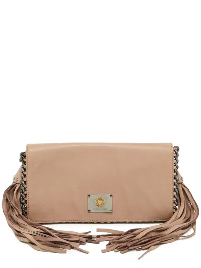 Pre-owned Roberto Cavalli Vintage  Fringe-embellished Clutch Bag