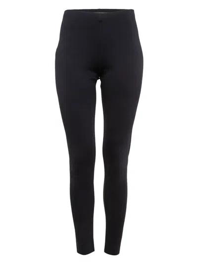 Pre-owned Roberto Cavalli Vintage  High-waisted Leggings In Blue