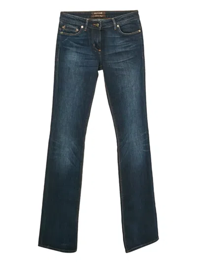 Pre-owned Roberto Cavalli Vintage  Sequin-embellished Jeans In Blue