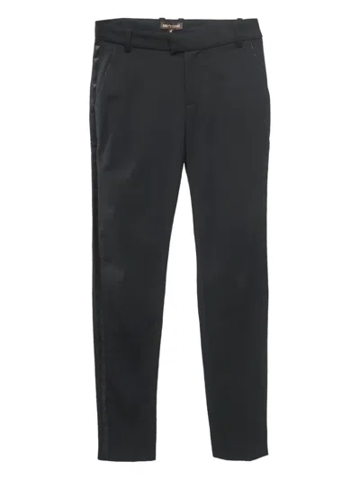 Pre-owned Roberto Cavalli Vintage Satin-trim Trousers