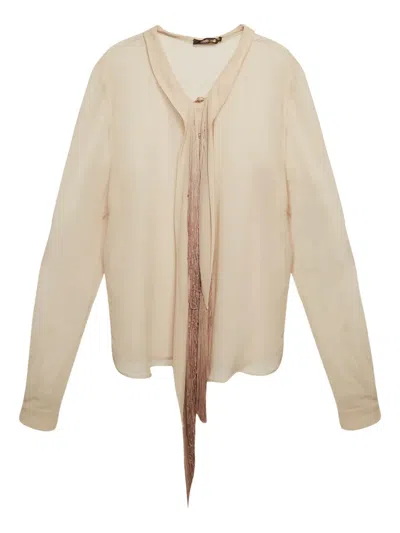 Pre-owned Roberto Cavalli Vintage Silk Blouse