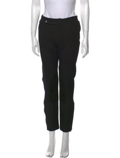 Pre-owned Roberto Cavalli Vintage Skinny Leg Pants In Black