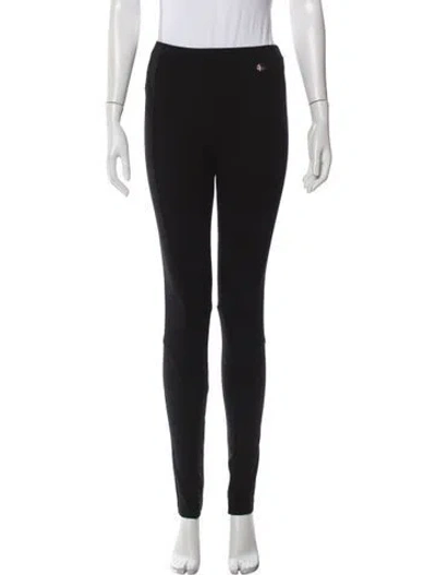 Pre-owned Roberto Cavalli Vintage Skinny Leg Pants In Black
