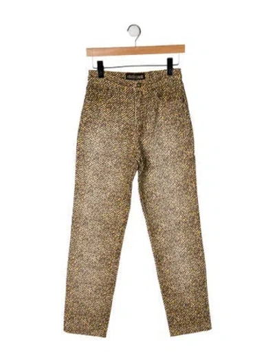 Pre-owned Roberto Cavalli Vintage Straight Leg Jeans