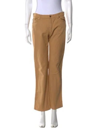 Pre-owned Roberto Cavalli Vintage Straight Leg Jeans In Brown