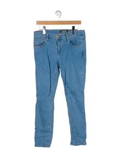 Pre-owned Roberto Cavalli Vintage Straight Leg Jeans In Multi