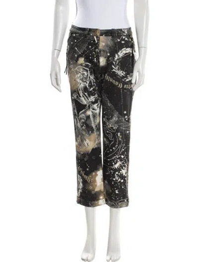 Pre-owned Roberto Cavalli Vintage Straight Leg Jeans In Multi