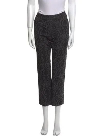 Pre-owned Roberto Cavalli Vintage Straight Leg Pants In Multi