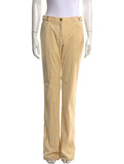 Pre-owned Roberto Cavalli Vintage Straight Leg Pants W/ Tags In Neutrals