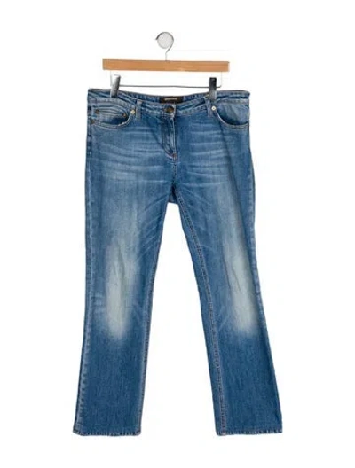 Pre-owned Roberto Cavalli Vintage Wide Leg Jeans In Blue