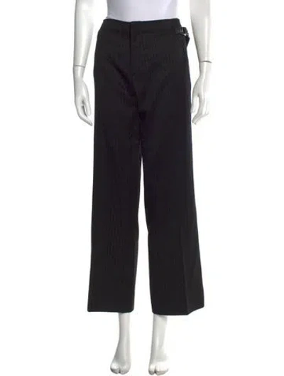 Pre-owned Roberto Cavalli Vintage Wide Leg Pants In Black