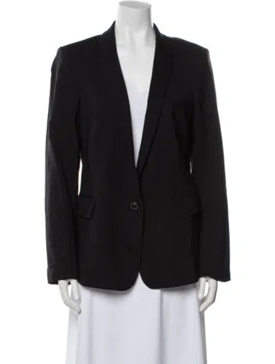 Pre-owned Roberto Cavalli Virgin Wool Blazer In Black
