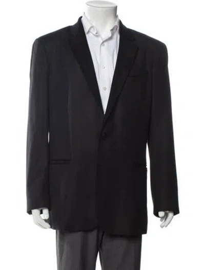 Pre-owned Roberto Cavalli Virgin Wool Blazer In Gray
