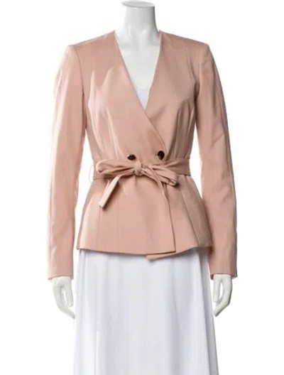 Pre-owned Roberto Cavalli Virgin Wool Evening Jacket In Pink