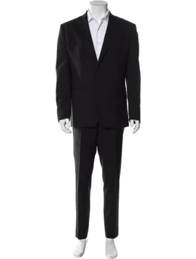 Pre-owned Roberto Cavalli Virgin Wool Two-piece Suit In Black