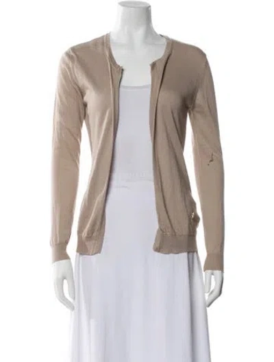 Pre-owned Roberto Cavalli V-neck Sweater In Neutral
