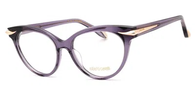 Roberto Cavalli Vrc018m 916 Women's Glasses Purple Size 54 - Free Lenses - Blue Light Block Available