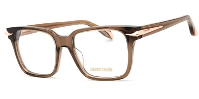 Roberto Cavalli Vrc019m Men's Glasses, Clear, Size 52 In Brown