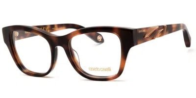 Roberto Cavalli Vrc025m Women's Glasses, Tortoiseshell, Size 50 In Brown