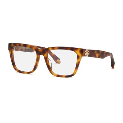 Roberto Cavalli Vrc026m 02bp Havana 54mm In Transparent