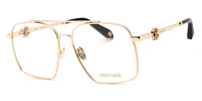 Roberto Cavalli Vrc028 300 Men's Glasses Gold Size 58 - Free Lenses - Blue Light Block Available