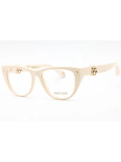 Roberto Cavalli Vrc045 Women's Cat Eye Eyeglasses In Neutral