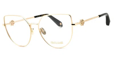 Roberto Cavalli Vrc048 0300 Women's Glasses Gold Size 56 - Free Lenses - Blue Light Block Available