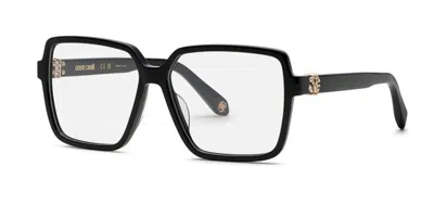 Roberto Cavalli Vrc050m 0700 Women's Glasses Black Size 55 - Free Lenses - Blue Light Block Available